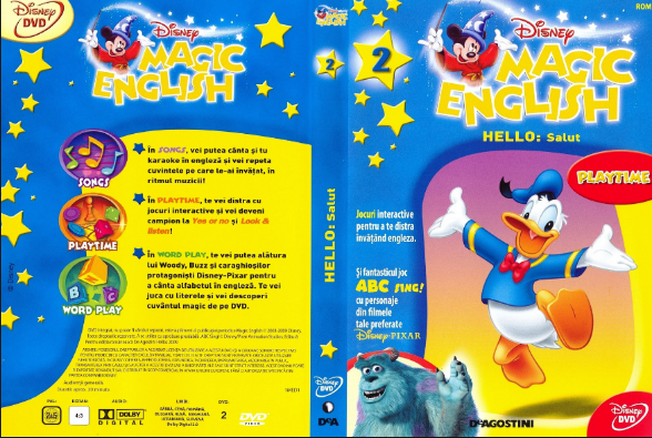 Đĩa học tiếng Anh Disney's Magic English cho trẻ lớp 3
