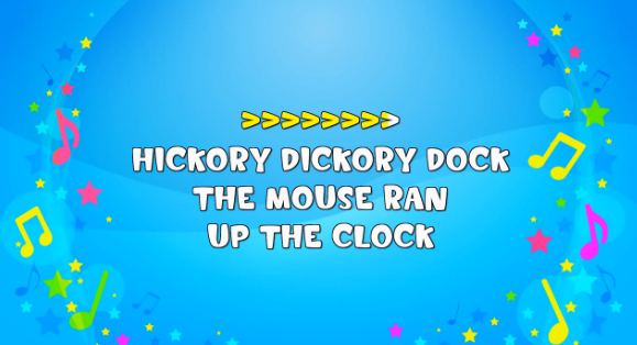 Hickory Dickory dock bài hát tiếng Anh thiếu nhi lớp 3