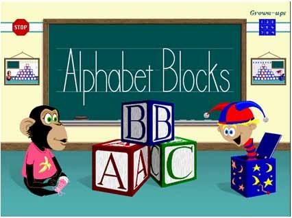 Phần mềm học tiếng Anh cơ bản cho trẻ em Alphabet Blocks