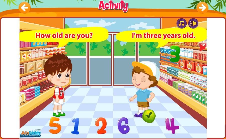 Game học tiếng Anh trẻ em mẫu giáo hiệu quả trong unit 2 How old are you?